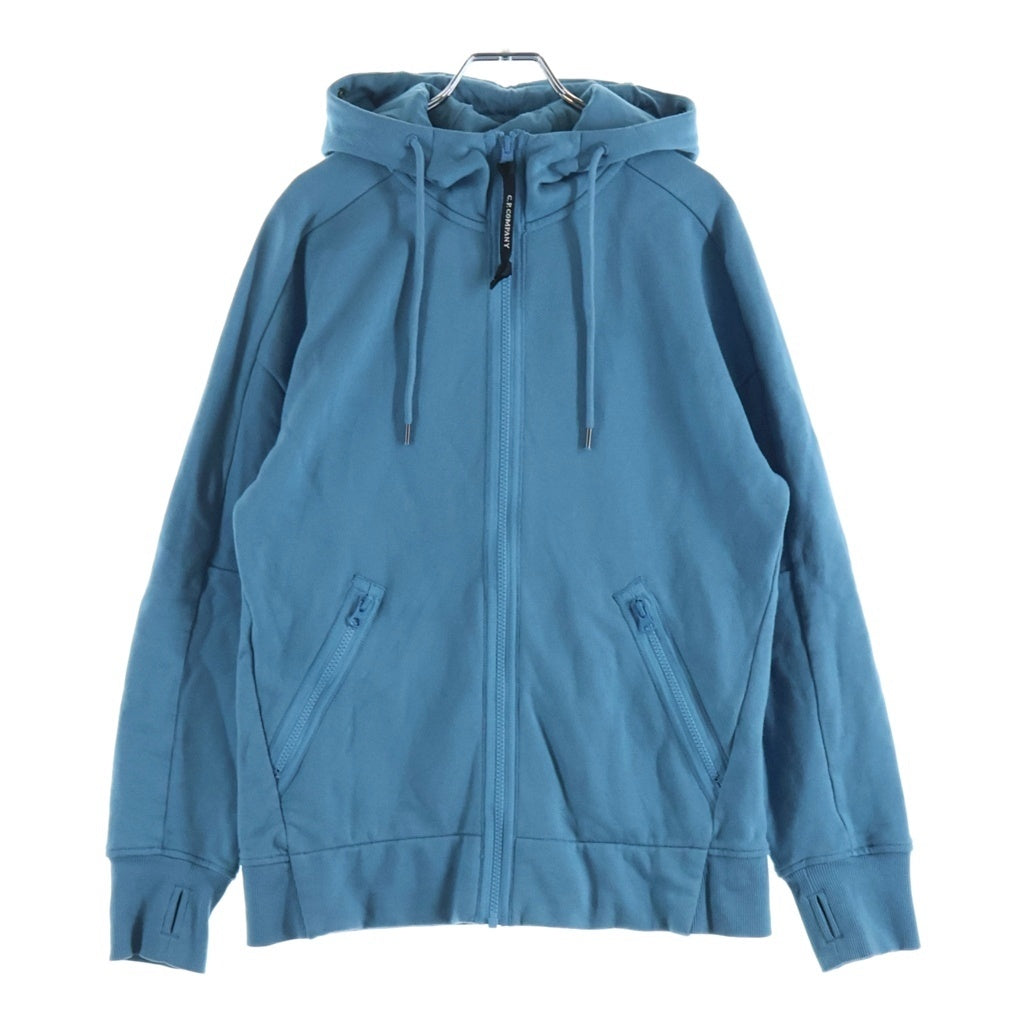 C.P. Company(シーピーカンパニー) DIAGONAL RAISED FLEECE GOGGLE SWEATSHIRT ダイアナゴル レイズド フリース ゴーグルスウェットパーカー ブルー 19CMSS715