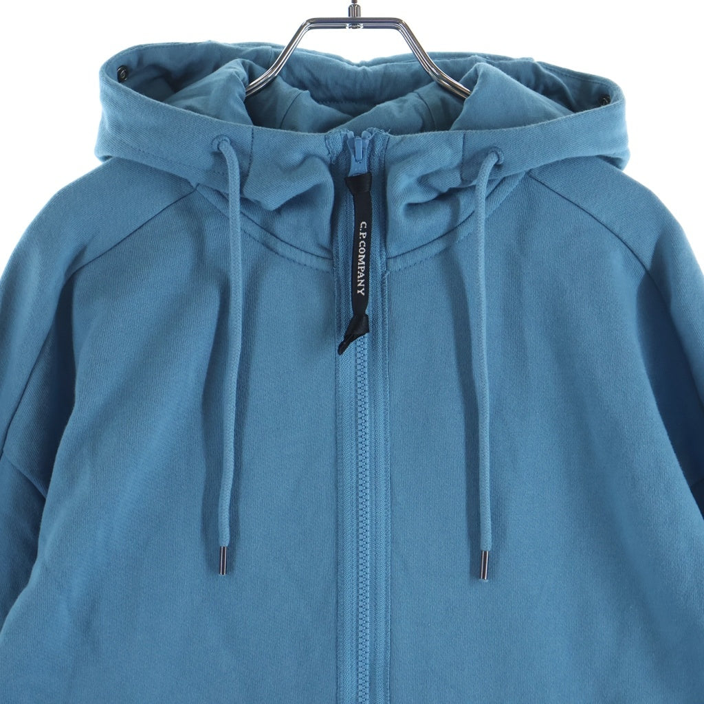 C.P. Company(シーピーカンパニー) DIAGONAL RAISED FLEECE GOGGLE SWEATSHIRT ダイアナゴル レイズド フリース ゴーグルスウェットパーカー ブルー 19CMSS715
