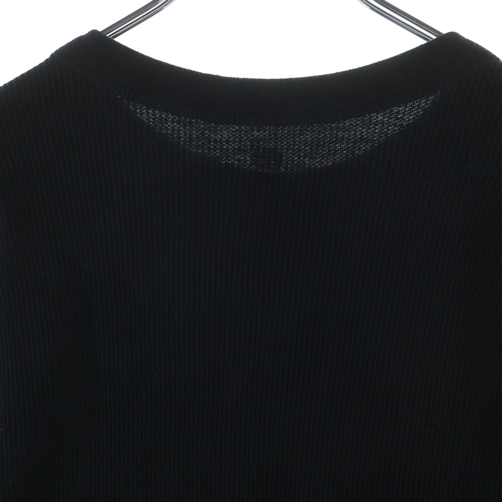 SUPREME(シュプリーム) ×Hanes Bones Thermal Crew ヘインズ ボーンズプリント サーマルシャツ ブラック/ホワイト