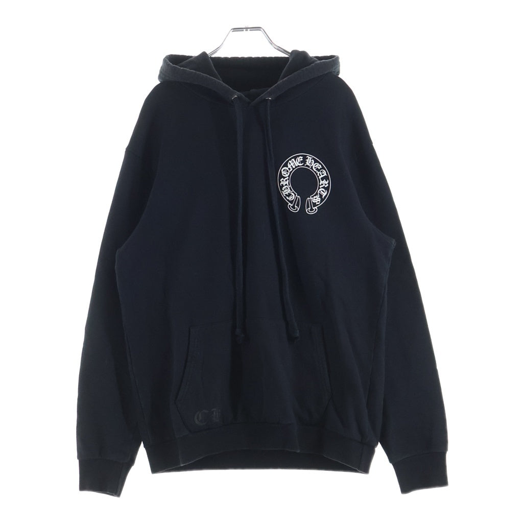 CHROME HEARTS(クロムハーツ) ×MATTYBOY PUSSY SWTSHRT ×マッティボーイ プッシー ホースシューフーディ プルオーバースウェットパーカー ブラック