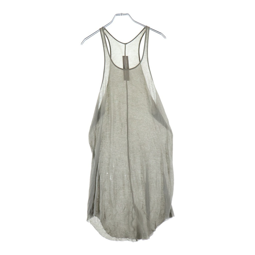 Rick Owens(リックオウエンス) 25AW CONCORDIANS BASIC RIB TANK リブタンクトップ カットソー ベージュ RU02E1150-RC