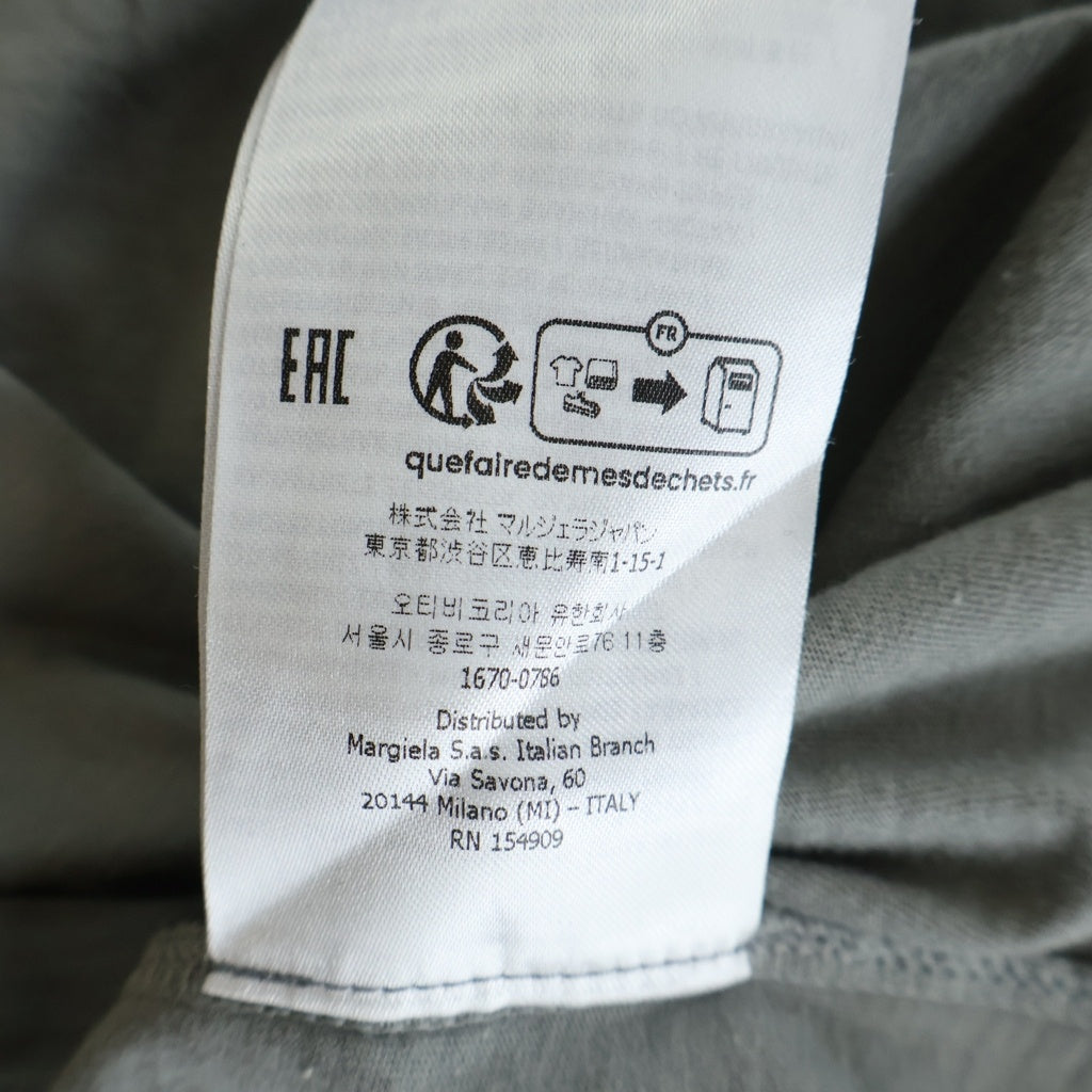 Maison Margiela(メゾンマルジェラ) クラシッククルーネック半袖カットソーTシャツ グレー S50GC0690