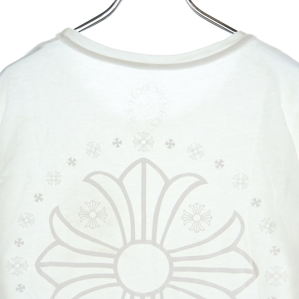 CHROME HEARTS(クロムハーツ) CH PLUS T-SHRT CHプラス バックスクロールプリント 半袖Tシャツ カットソー ホワイト