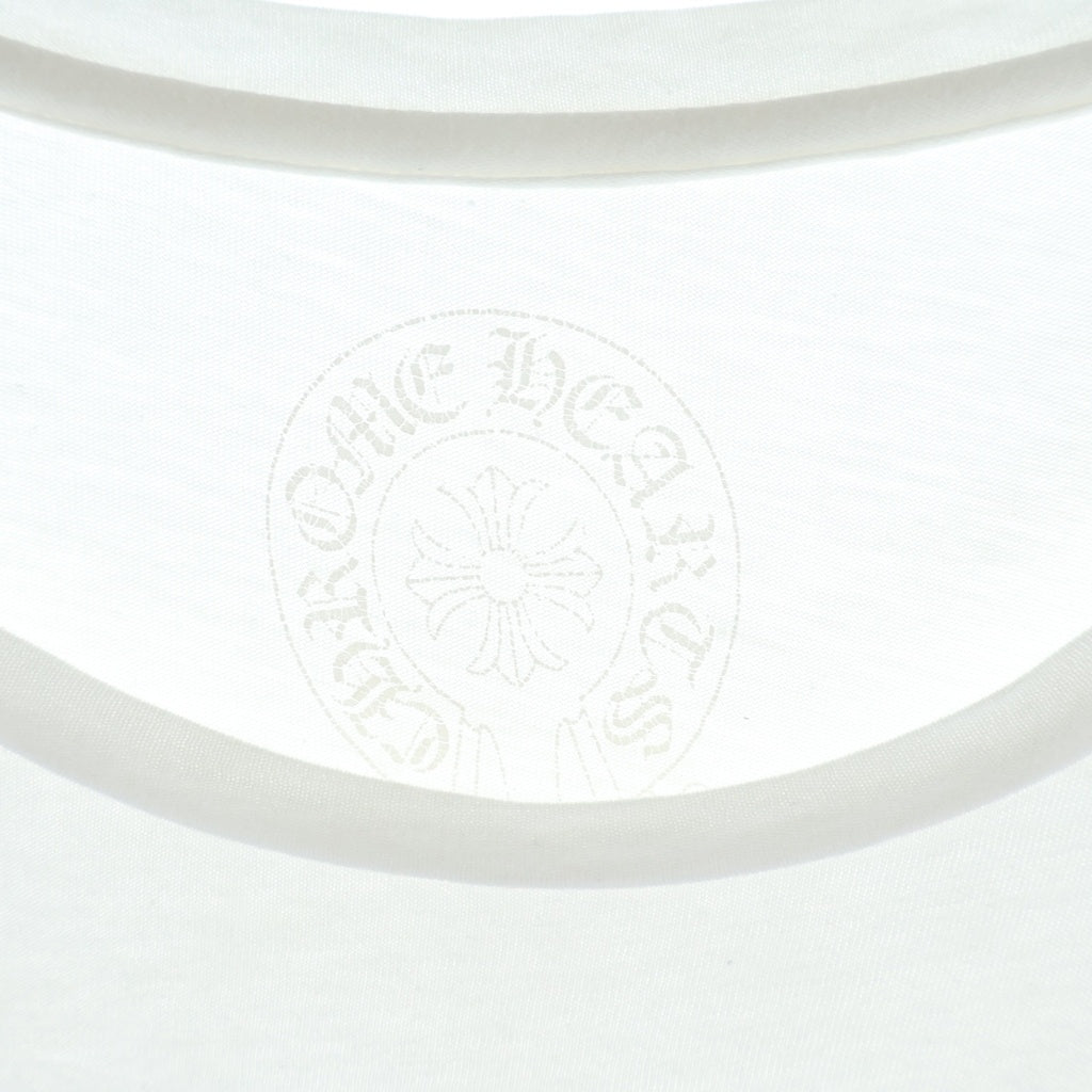 CHROME HEARTS(クロムハーツ) CH PLUS T-SHRT CHプラス バックスクロールプリント 半袖Tシャツ カットソー ホワイト