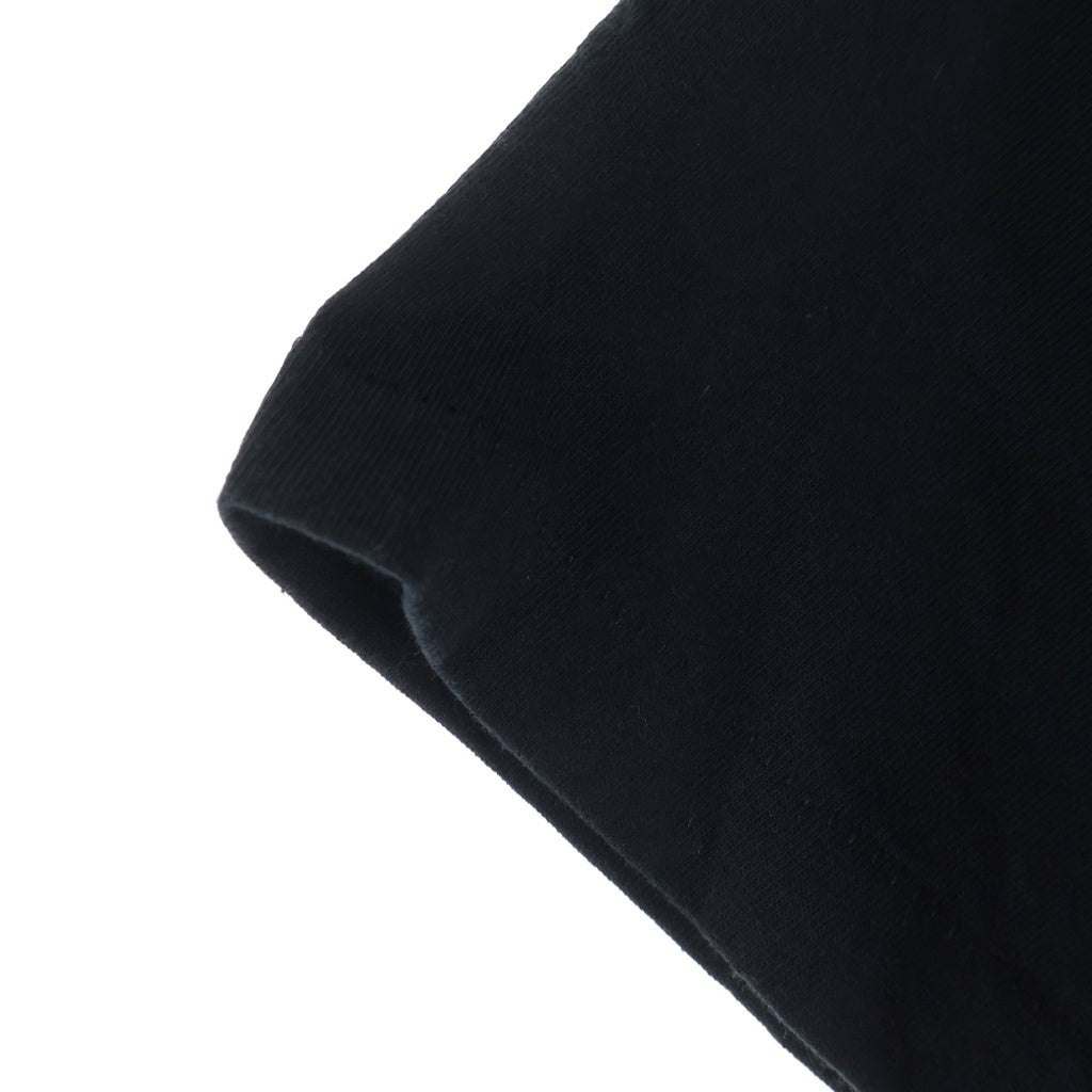 STUSSY(ステューシー) 90S OLD STUSSY USA製 紺タグ バックドラゴンプリントクルーネック半袖カットソーTシャツ ブラック