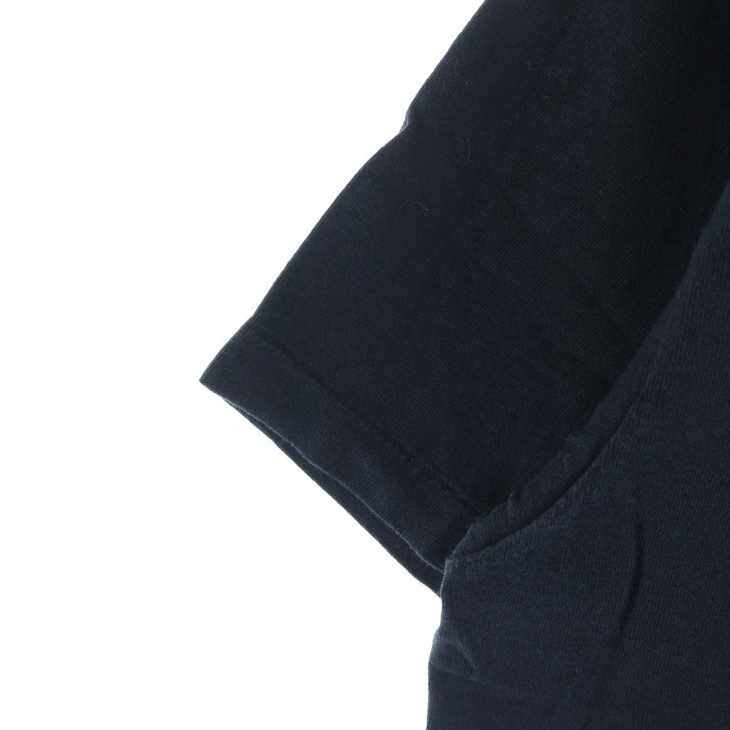 STUSSY(ステューシー) 90S OLD STTUSY USA製 紺タグ バック切絵風ドラゴンプリントクルーネック半袖カットソーTシャツ ブラック/ホワイト
