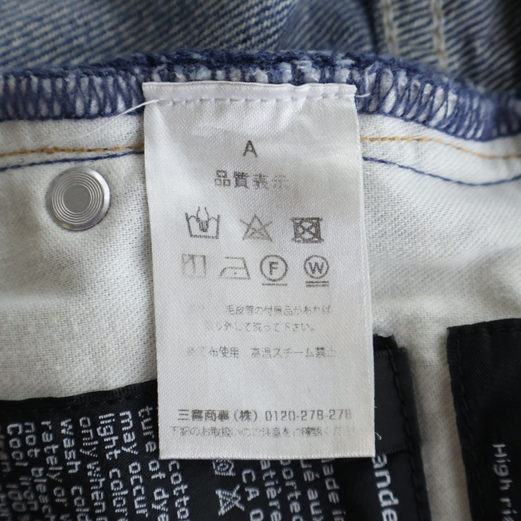 ALEXANDER WANG(アレキサンダーワン) BITE バイト カットオフ ハーフデニムパンツ インディゴ レディース