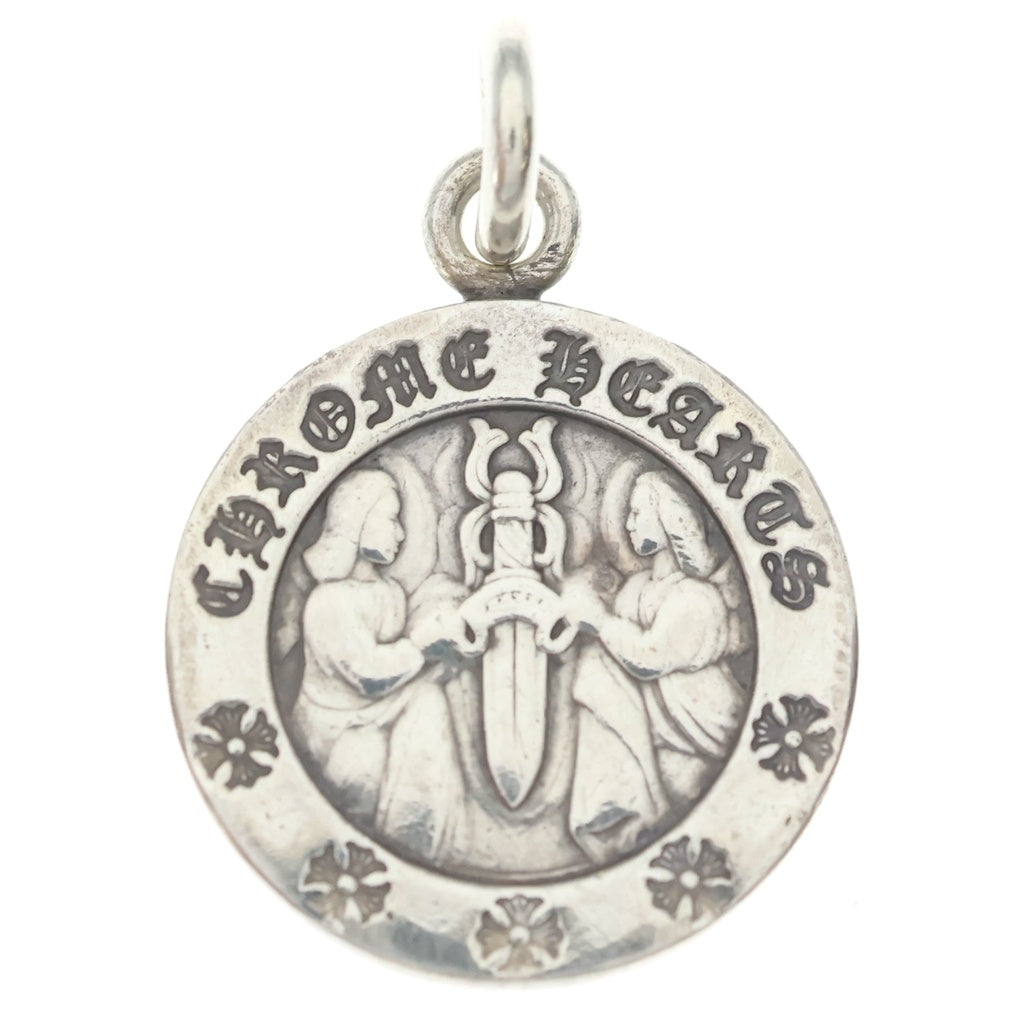 CHROME HEARTS(クロムハーツ) CHRM ANGL MDL V2 エンジェルメダルチャーム ペンダントトップ シルバーBCA229 -