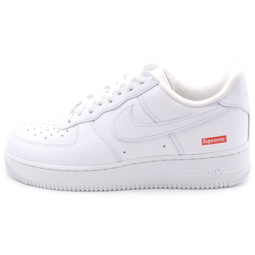 NIKE(ナイキ) ×SUPREME AIR FORCE 1 LOW SP シュプリーム エアフォース 1 レザーローカットスニーカー ホワイト US8.5/26.5cm CU9225-100