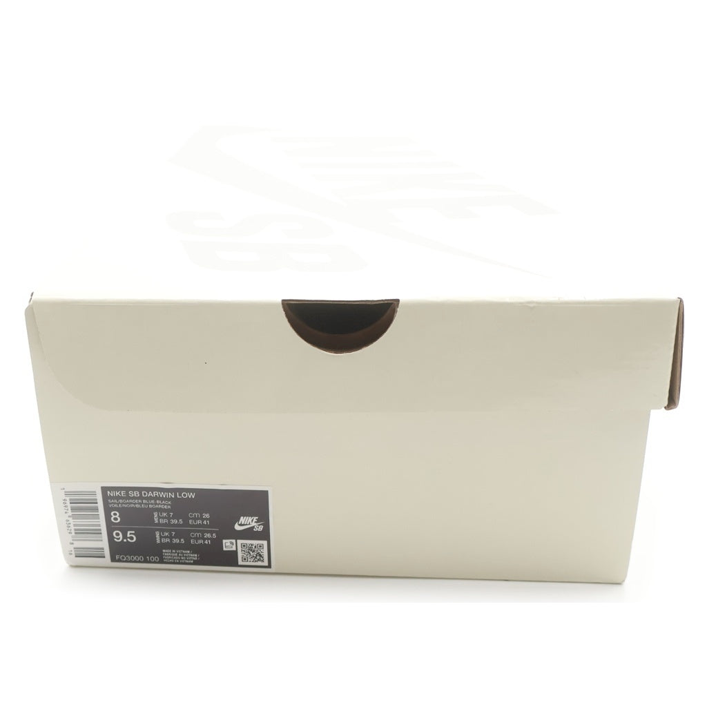 NIKE(ナイキ) ×SUPREME NIKE SB LOW シュプリーム ナイキSB キャンバスローカットスニーカー ホワイト /ブラック US8/26cm FQ3000-100