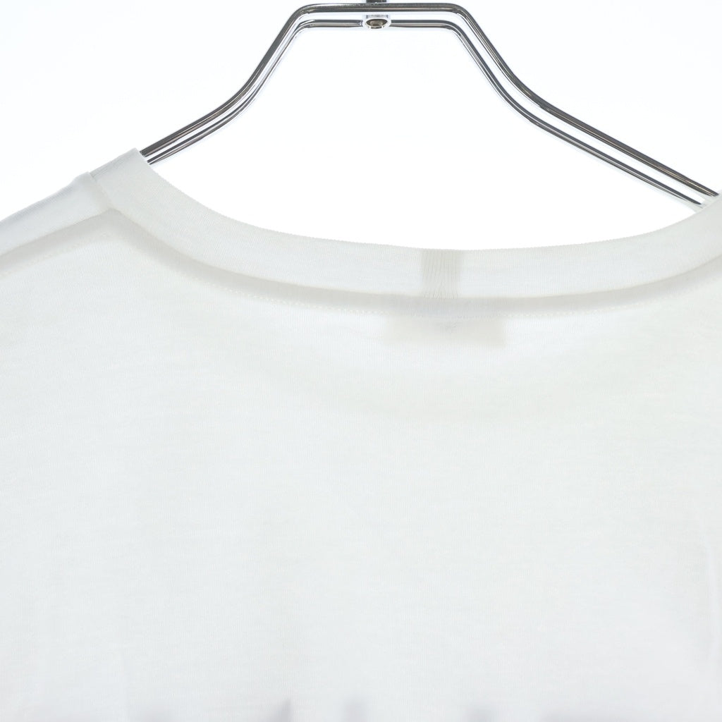 CELINE(セリーヌ) フロントロゴ半袖Tシャツ クロップドカットソー ホワイト 2X761671Q.01EA レディース