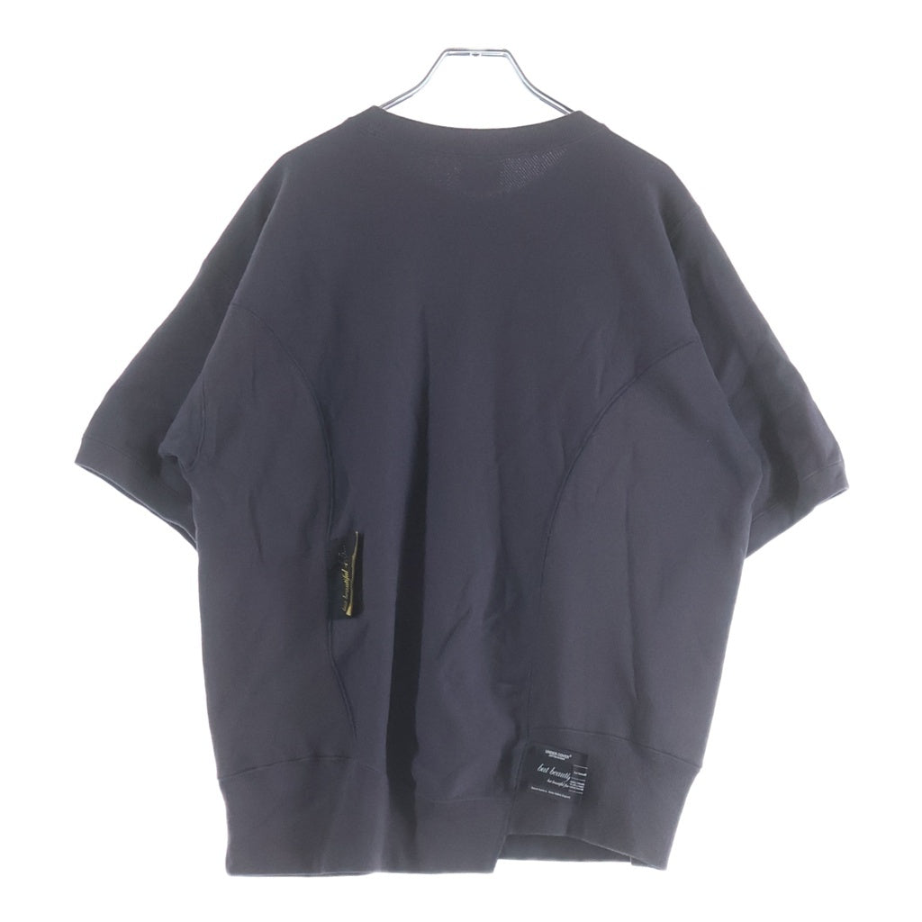 UNDERCOVER(アンダーカバー) ×Champion リバースウィーブ ショートスリーブスウェットシャツ トレーナー 五分袖 パープル