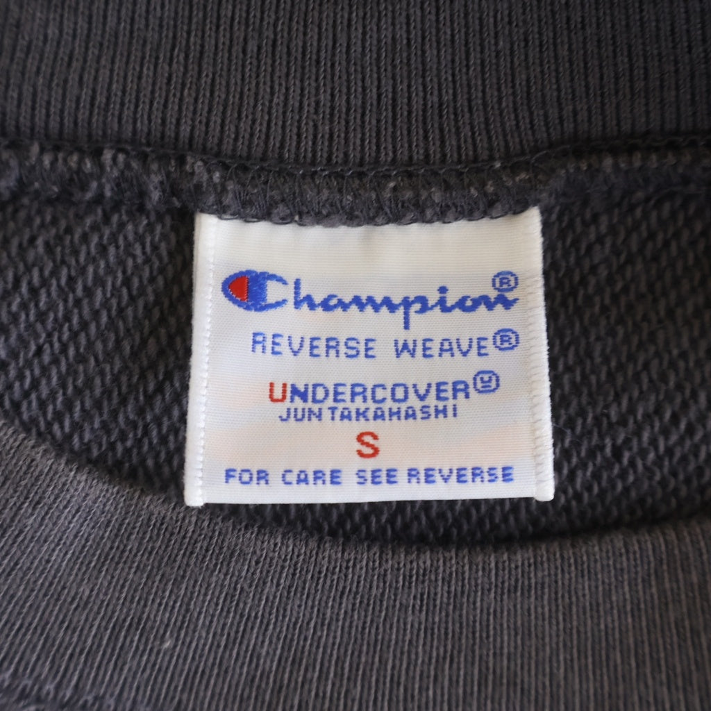 UNDERCOVER(アンダーカバー) ×Champion リバースウィーブ ショートスリーブスウェットシャツ トレーナー 五分袖 パープル