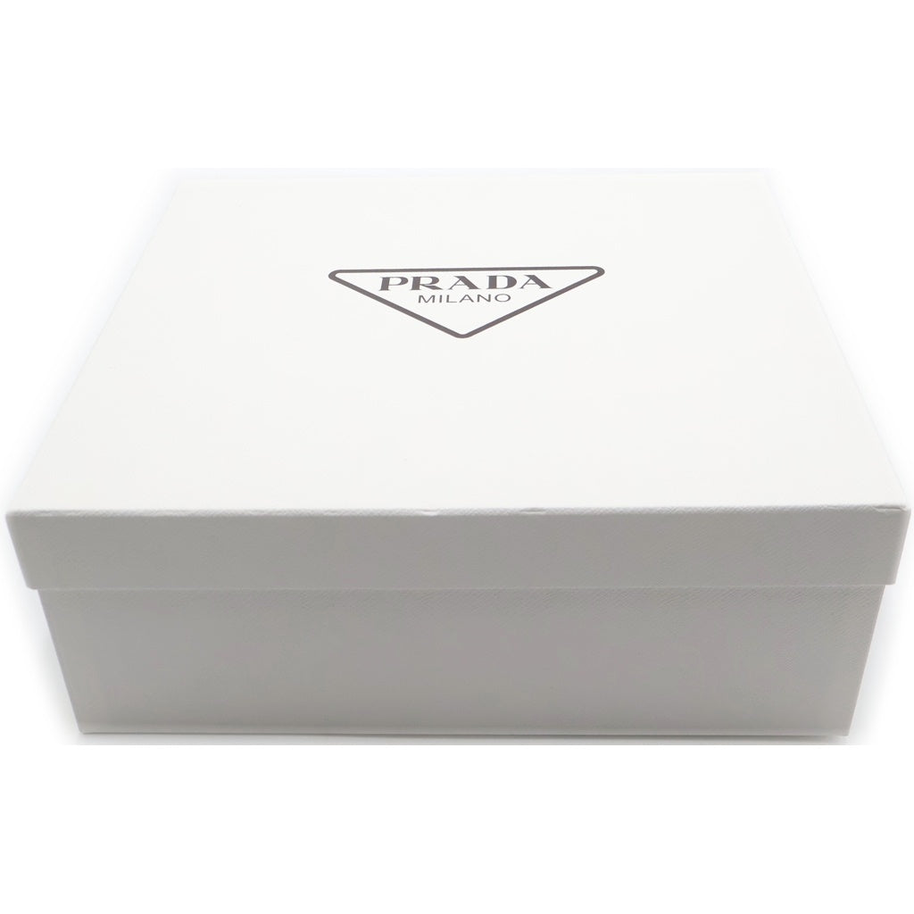 PRADA(プラダ) モノリス トライアングルロゴプレート ラバーサンダル ホワイト レディース