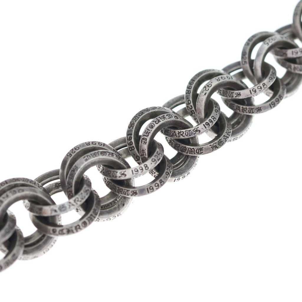 CHROME HEARTS(クロムハーツ) DOUBLE B RING ダブルBリング ネックレス シルバー