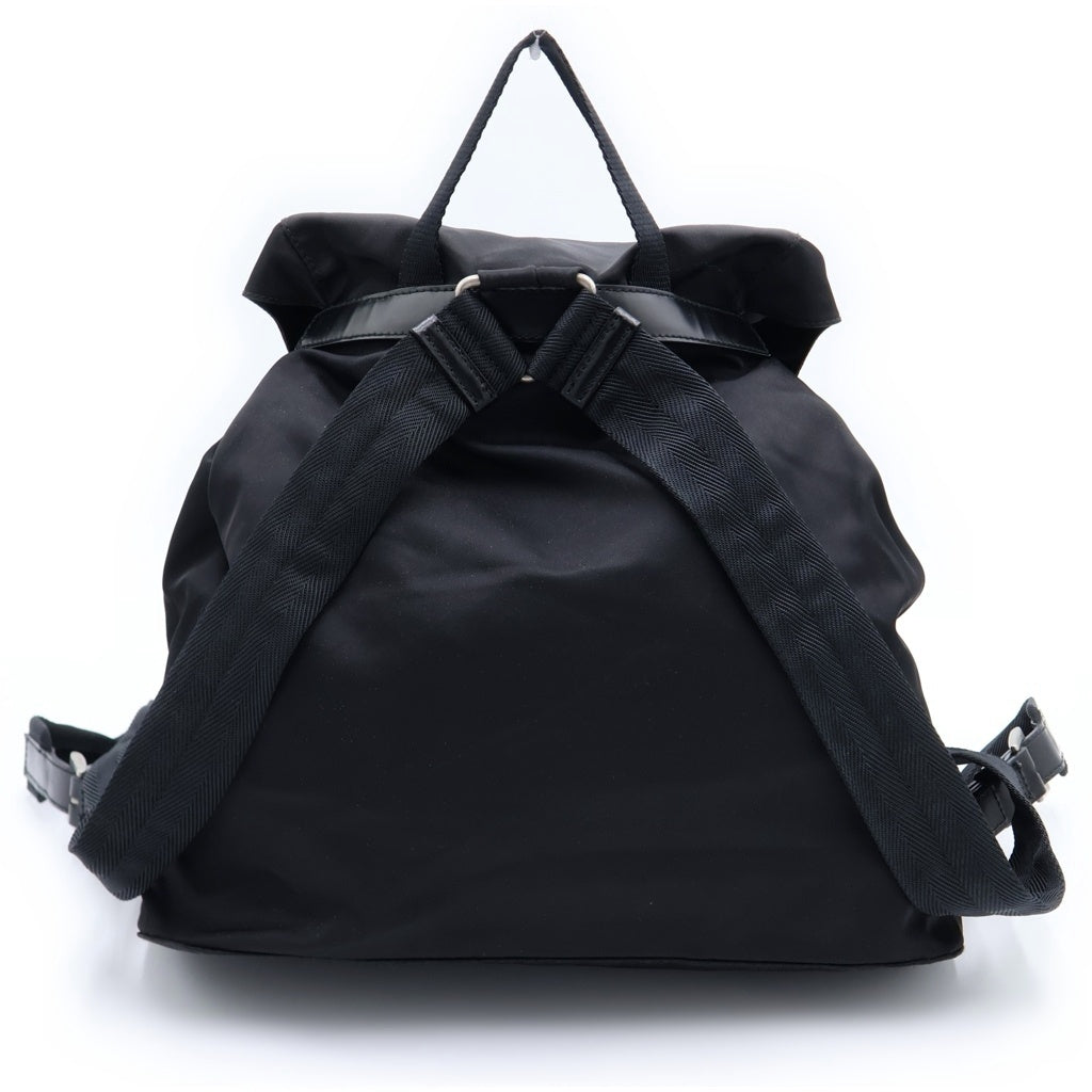 PRADA(プラダ) 三角プレート テスート バックパック リュックサック ブラック ナイロン SV金具 B2811
