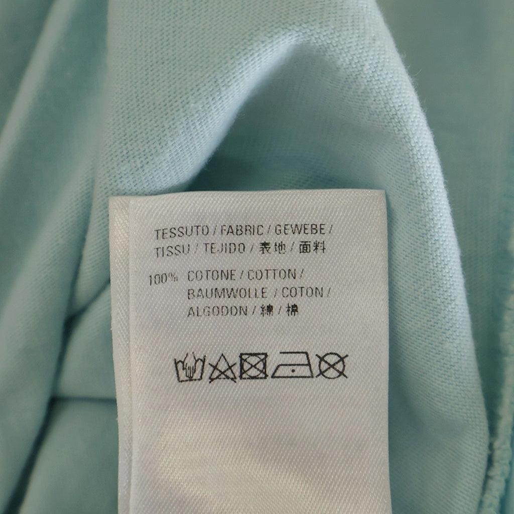 BALENCIAGA(バレンシアガ) フロントBBロゴ クルーネックTシャツ カットソー ブルー 594599 TGV60