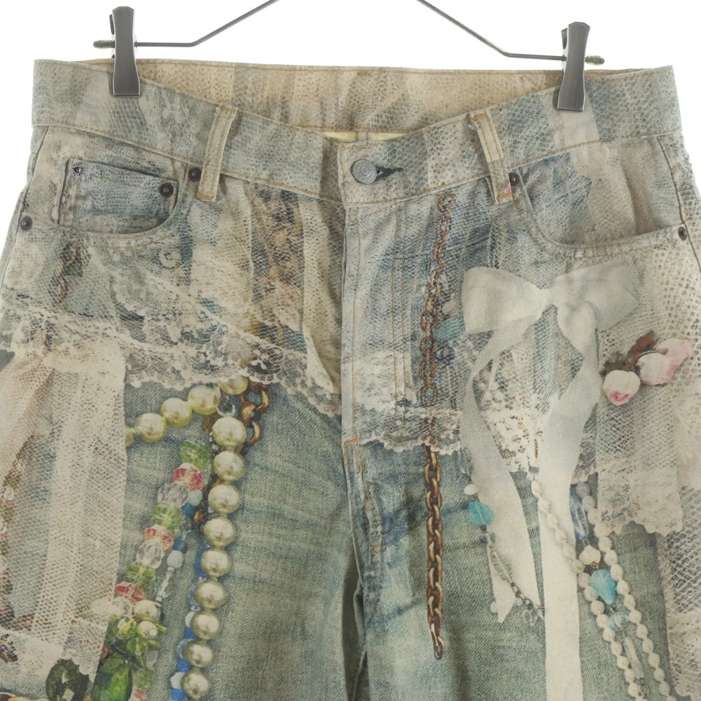 ACNE STUDIOS Bla Konst(アクネストゥディオズ ブロコンスト) ルーズフィットジーンズ ボトムス マルチカラー FN-UX-TROU000047CK0134