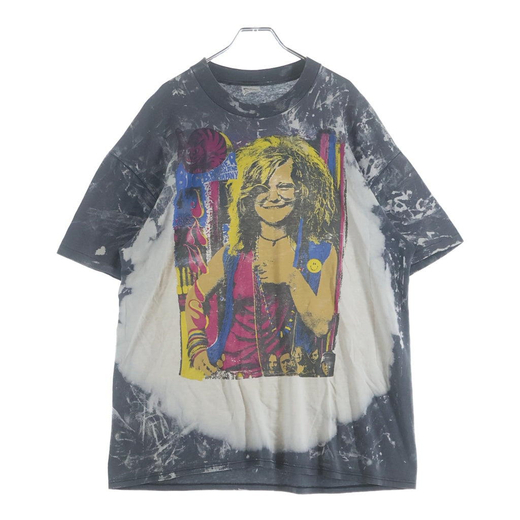 VINTAGE(ヴィンテージ) 90S MOSQUITO HEAD JANIS JOPLIN OVP STEDMAN モスキート・ヘッドジャニス・ジョプリン オーブイピー ステッドマン クルーネック半袖カットソーTシャツ グレー