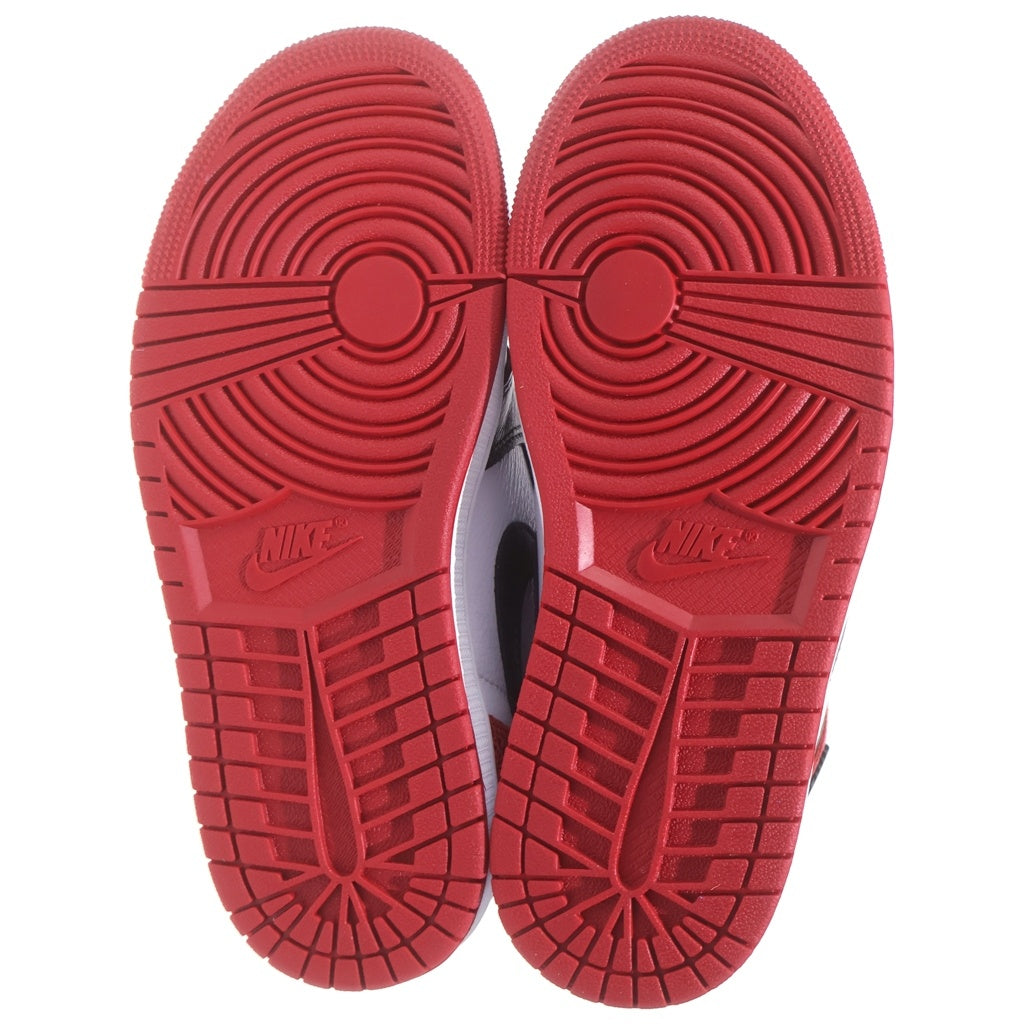 NIKE(ナイキ) AIR JORDAN1 RETRO HIGH OG RUBY エアジョーダン1 レトロ レザーハイカットスニーカー レッド レディース US7/24cm FD2596-602