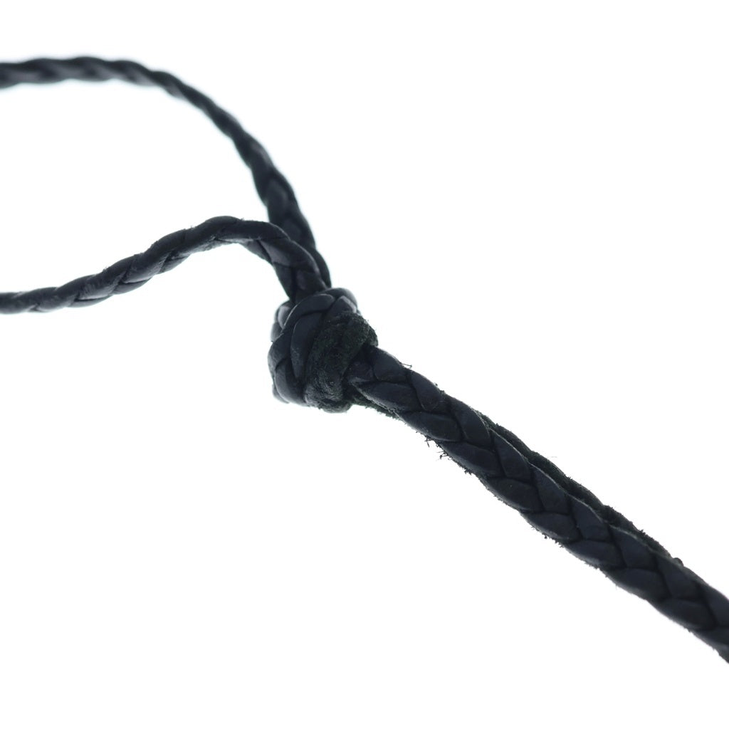 CHROME HEARTS(クロムハーツ) CH CRS SML CL スモールCHクロス ボロチップ レザーブレイド ネックレス シルバー/ブラック