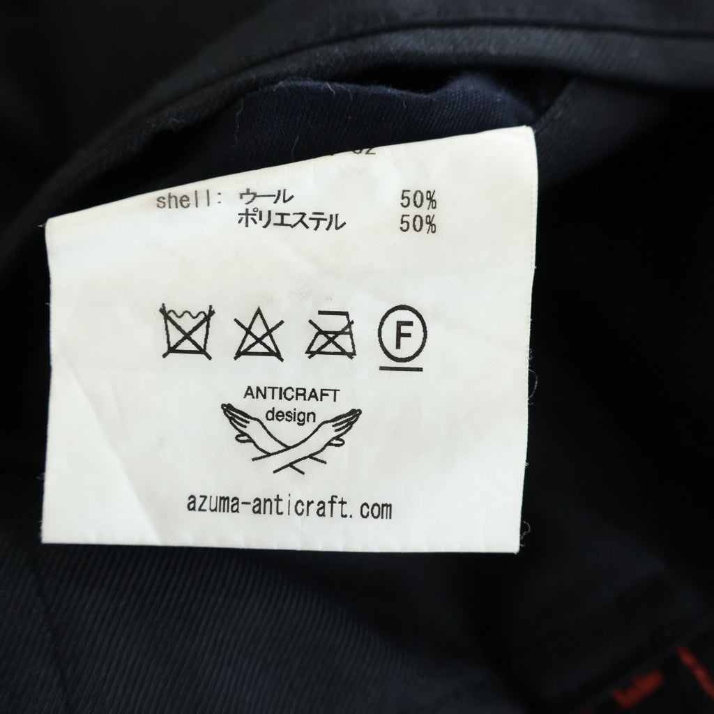 NO BRAND(ノーブランド) Azuma.リボンテープ付き カーゴパンツ ブラック 24AH-PT-02
