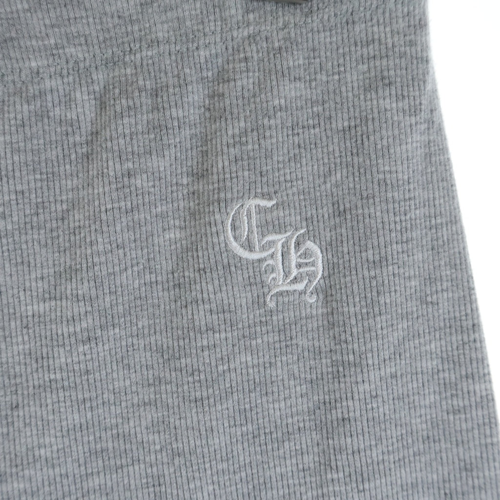 CHROME HEARTS(クロムハーツ) Y NOT CH 刺繍 ワイノット タイツショーツ グレー レディース
