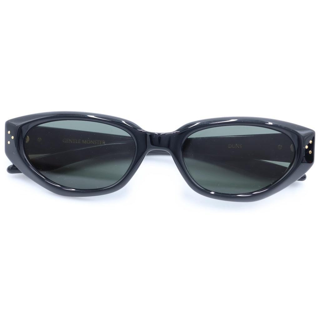 GENTLE MONSTER(ジェントルモンスター) DUNS Sunglasses キャットアイ サングラス 眼鏡 ブラック/ゴールド レディース