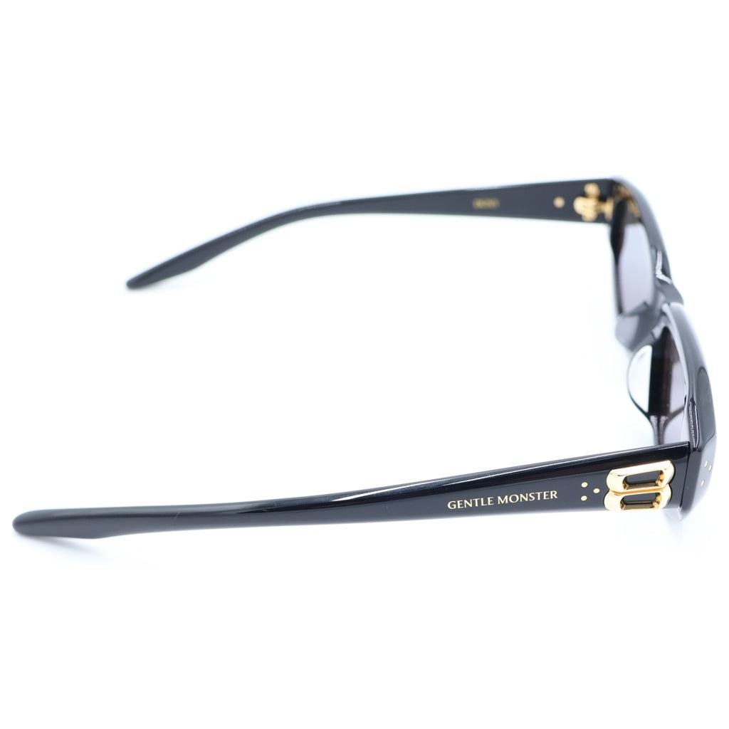 GENTLE MONSTER(ジェントルモンスター) DUNS Sunglasses キャットアイ サングラス 眼鏡 ブラック/ゴールド レディース