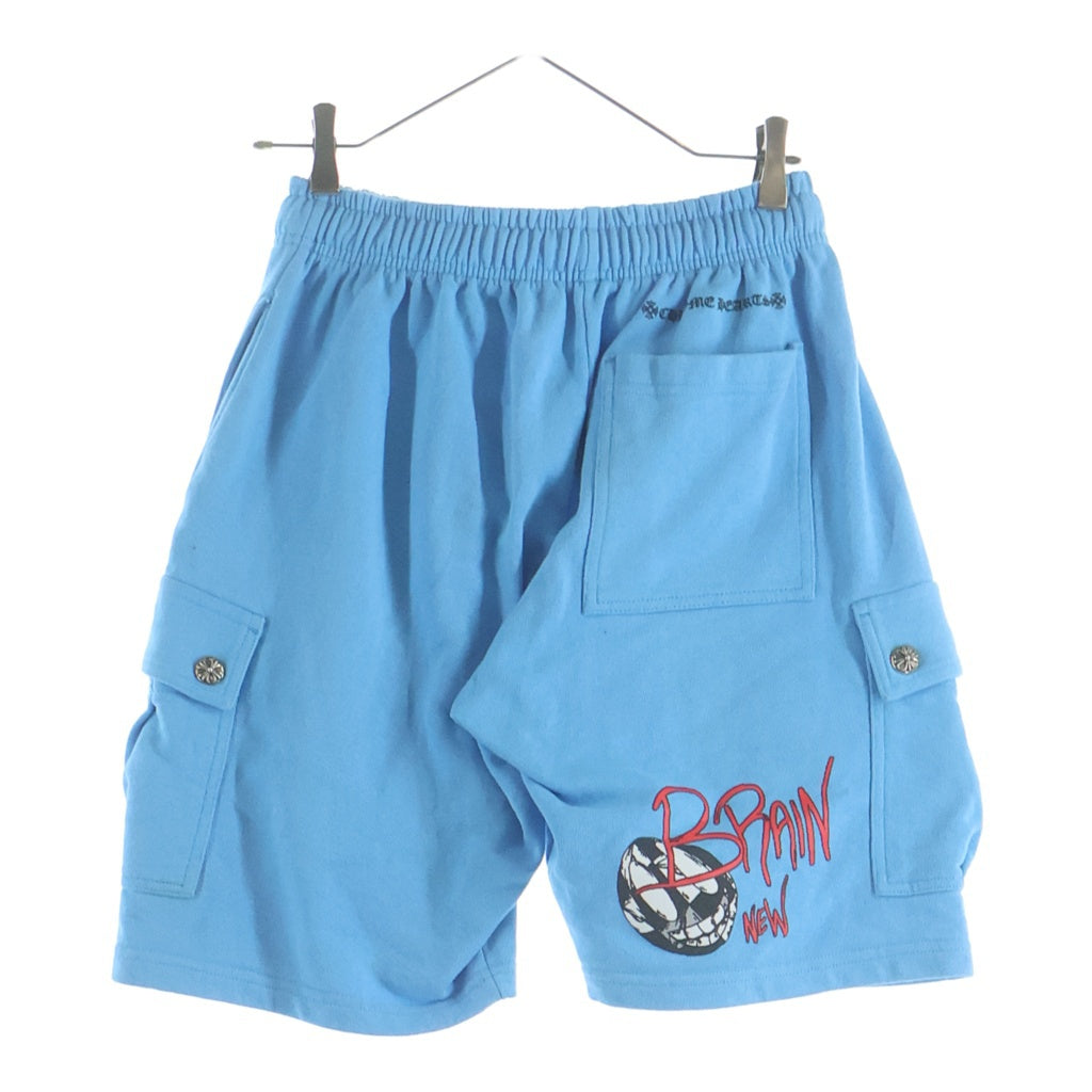 CHROME HEARTS(クロムハーツ) ×MATTY BOY SHIRTS クロスボール付き カーゴハーフパンツ ブルー