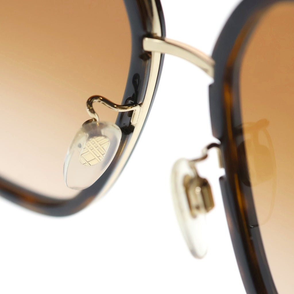 BURBERRY(バーバリー) ロゴプレート スクウェアサングラス メガネ アイウェア ブラウン B 3145-D