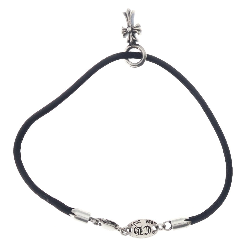 CHROME HEARTS(クロムハーツ) KZ CROSS KZクロス シルバー ブレスレット ブラック