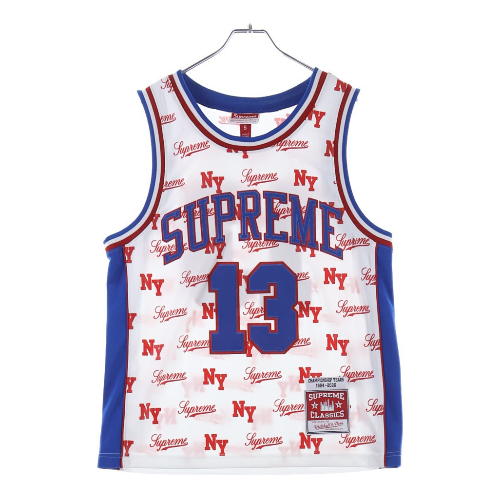 SUPREME(シュプリーム) 26SS ×Mitchell&Ness Monogram Basketball Jersey モノグラム バスケットボール タンクトップ マルチ
