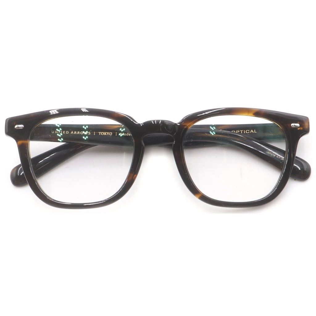 金子眼鏡(カネコガンキョウ) ×UNITED ARROWS MODERN ユナイテッドアローズ モダンウェリントンメガネ サングラス アイウェア ブラウン レディース