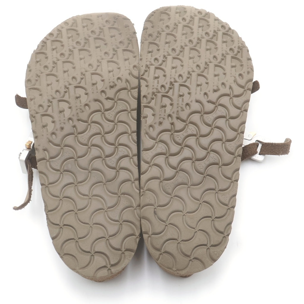 Christian Dior(クリスチャンディオール) ×BIRKENSTOCK サンダル ブラウン 43 3SA117SG62043
