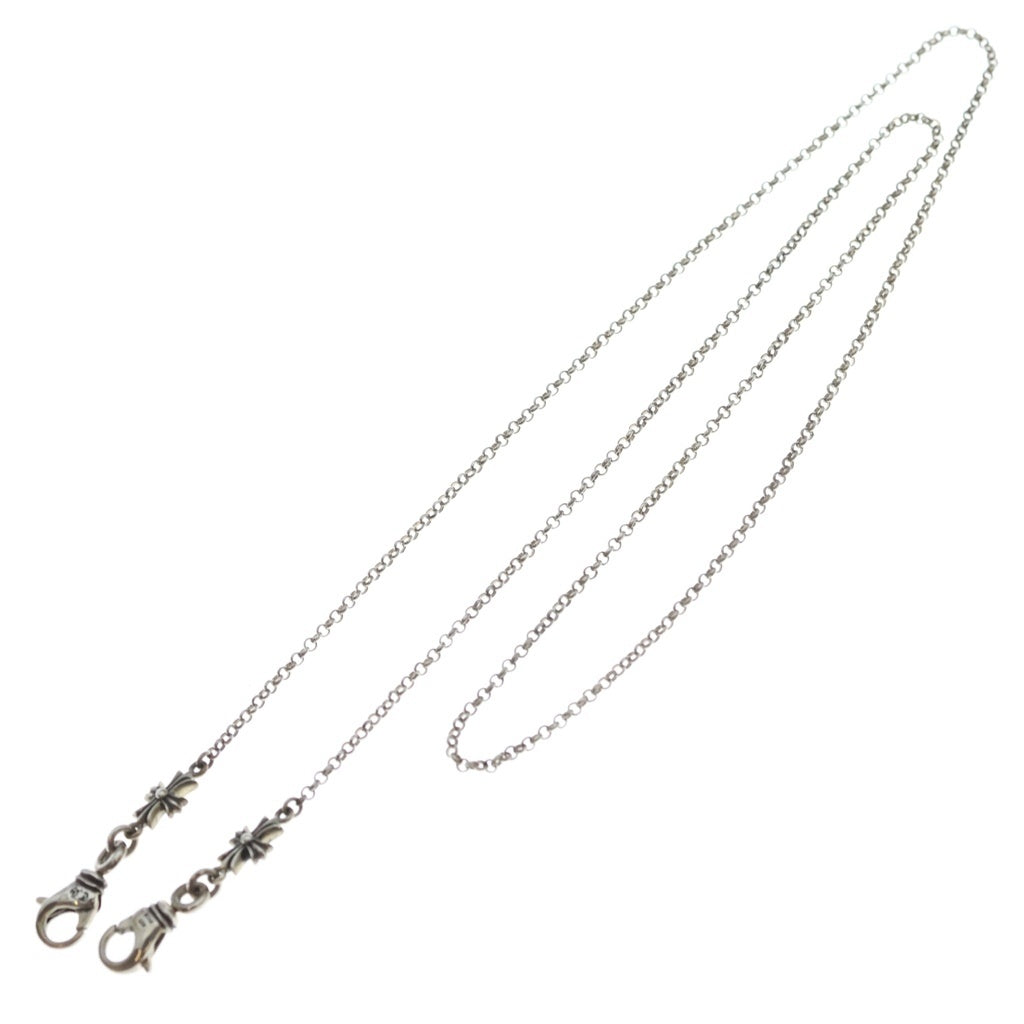 CHROME HEARTS(クロムハーツ) MASK ROLL-CHAIN 2 CLIP マスク チェーン ネックレス シルバー