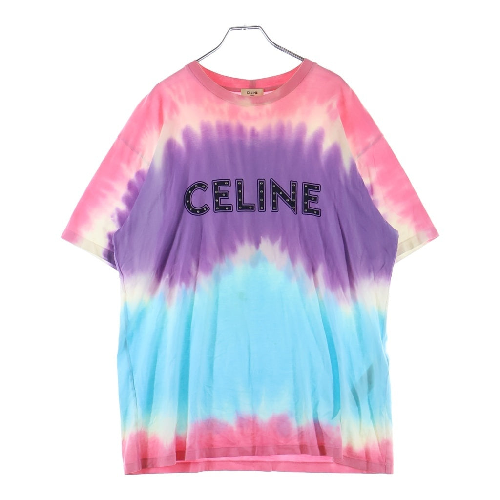 CELINE(セリーヌ) 21SS スタッズロゴプリントルーズ半袖Tシャツ
