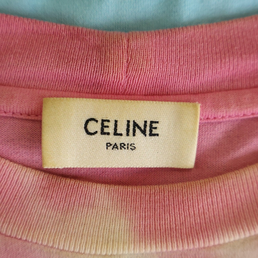 CELINE(セリーヌ) 21SS スタッズロゴプリントルーズ半袖Tシャツ 2X687956M マルチ