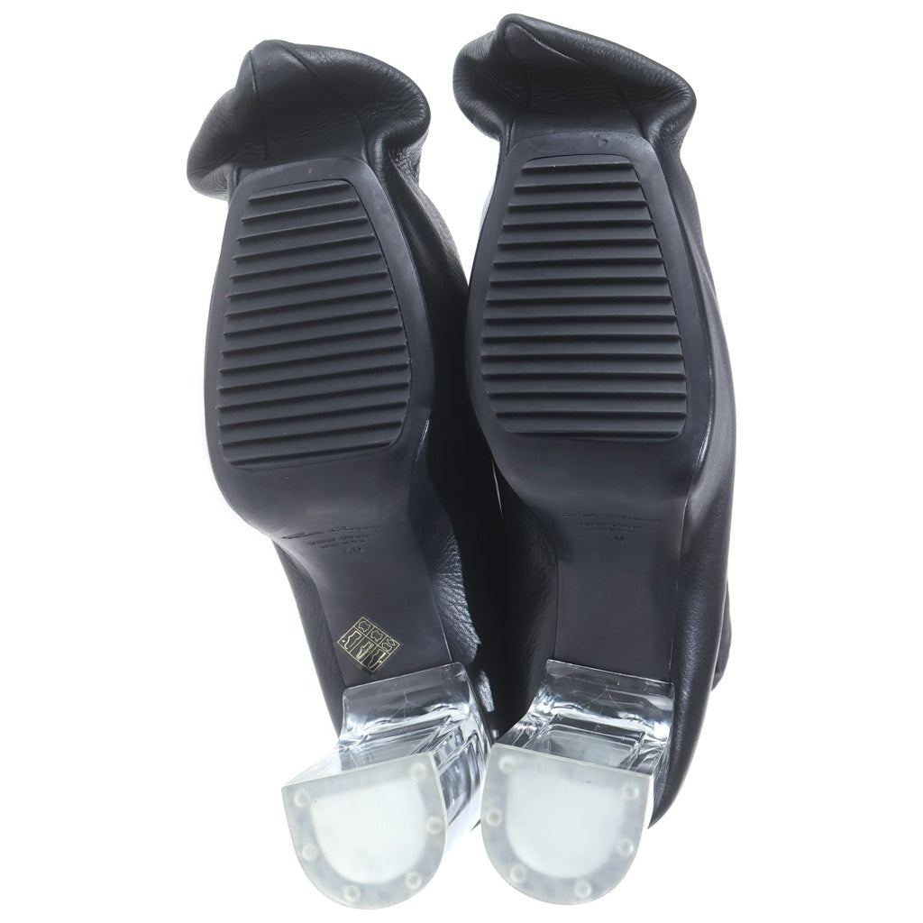 Rick Owens(リックオウエンス) 25SS HOLLYWOOD TACO KISS TALL BOOTS ハリウッド タコキストールブーツ ブラック RO01E7843-LSLCN0