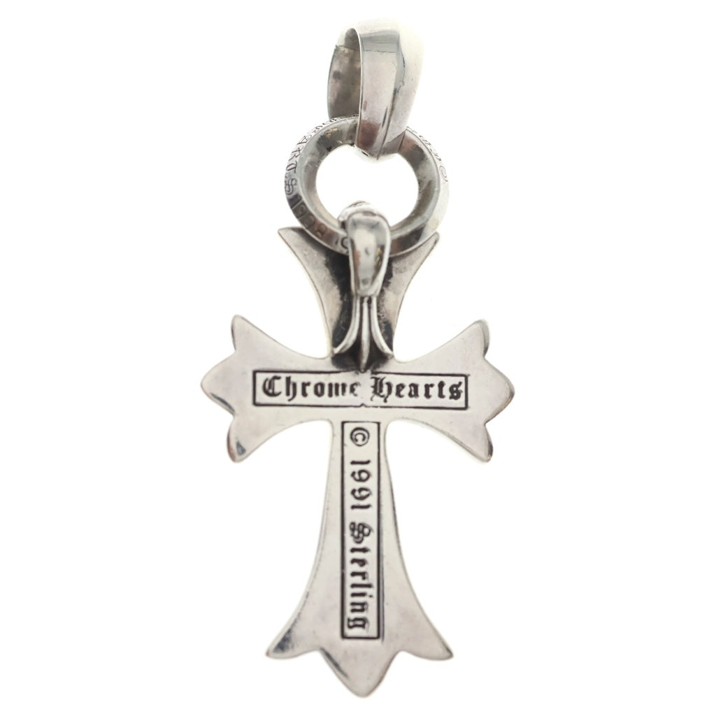CHROME HEARTS(クロムハーツ) CH CRS SML W/BALE Wベイル スモールCHクロス ペンダントトップ シルバー BCA218