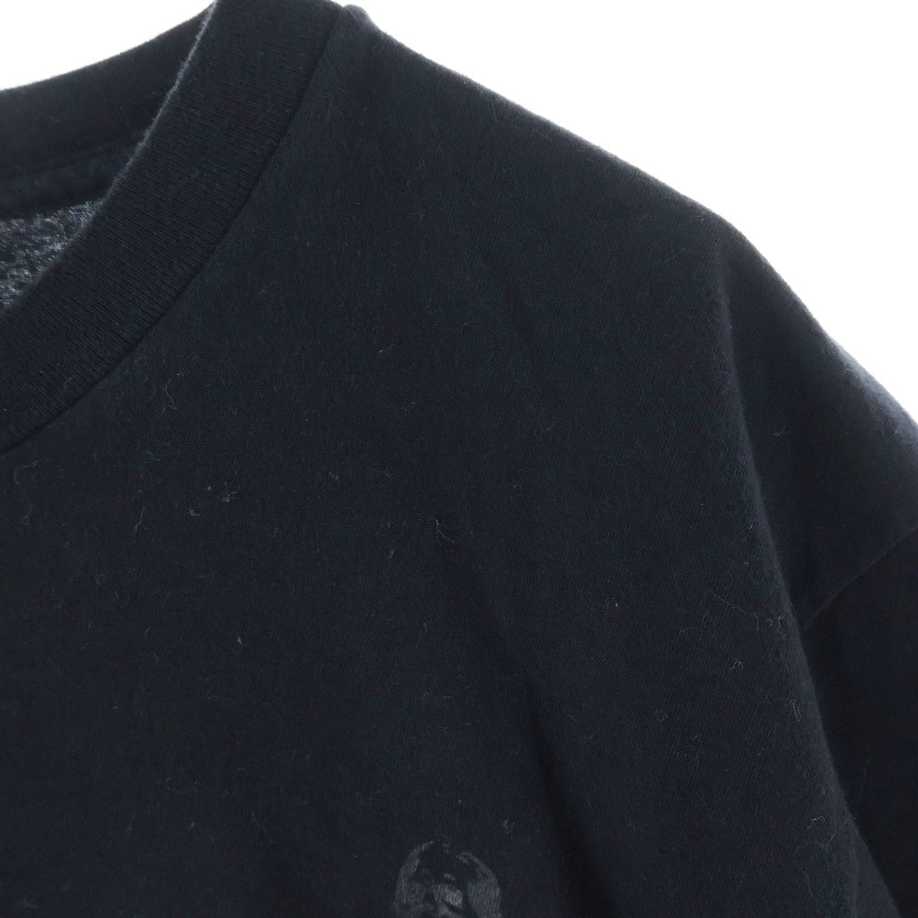 CHROME HEARTS(クロムハーツ) FOTI JAVIS S/S TEE フォティジャービス 星条旗プリント クルーネック半袖カットソーTシャツ ブラック