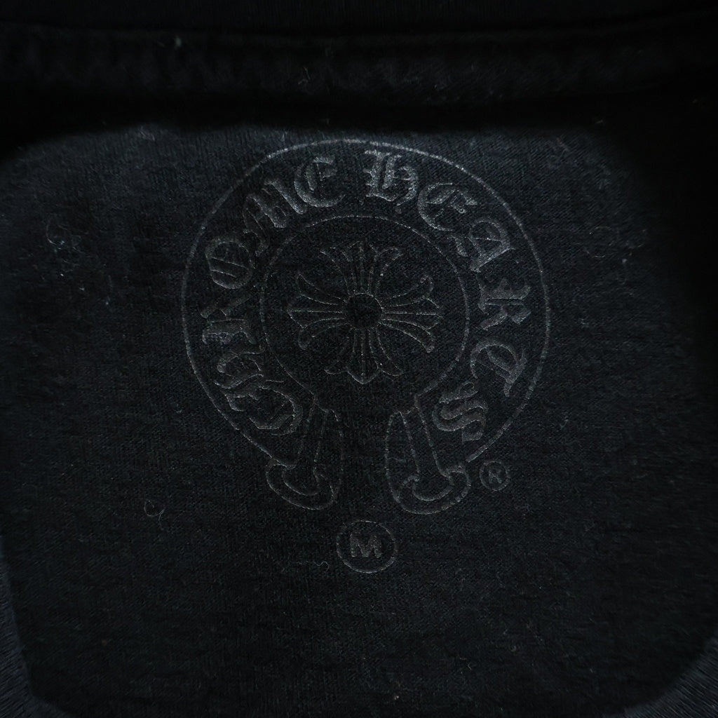 CHROME HEARTS(クロムハーツ) FOTI JAVIS S/S TEE フォティジャービス 星条旗プリント クルーネック半袖カットソーTシャツ ブラック