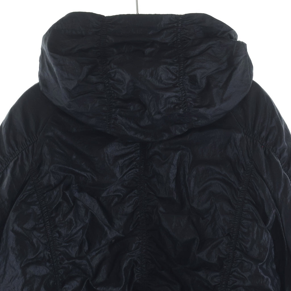 THUG CLUB(サグクラブ) 24AW NYLON JUMPER ダブルジップナイロンボンバージャケット ブラック TC24JP1001
