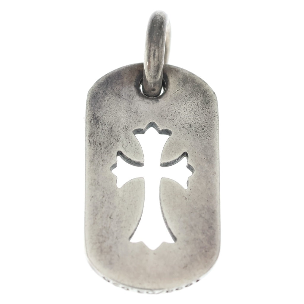 CHROME HEARTS(クロムハーツ) D TAG SML CO CRS カットアウトクロスドッグタグ スモール ペンダントトップ シルバー BCA242