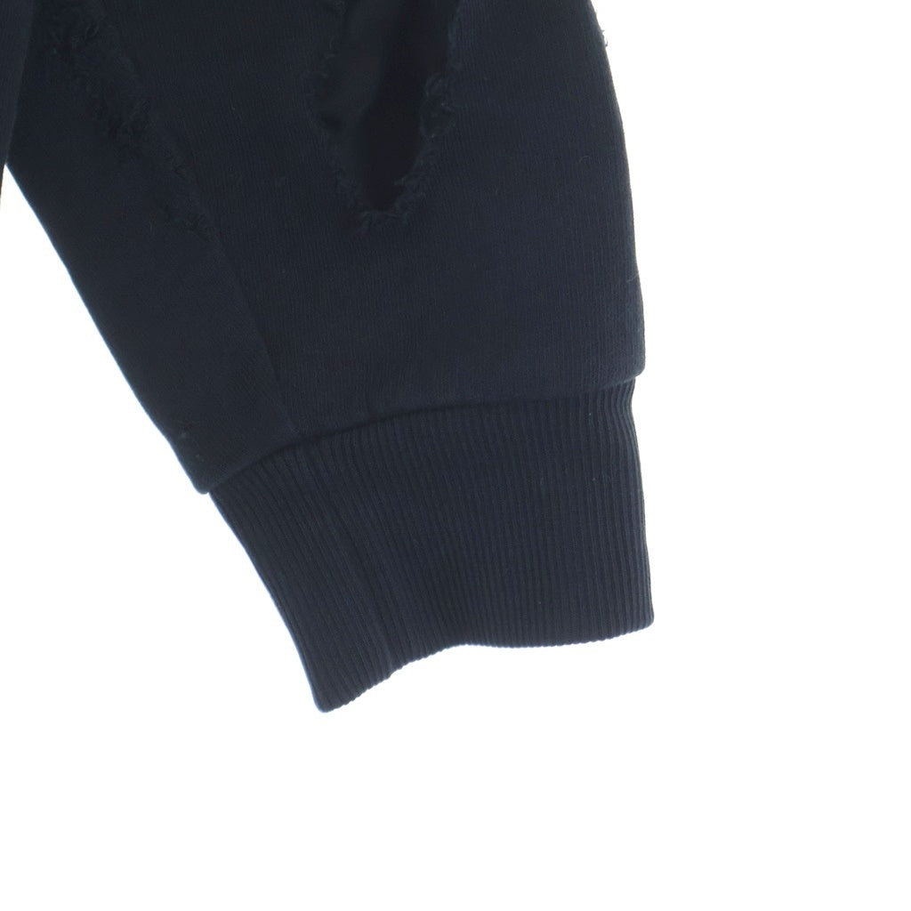 GIVENCHY(ジバンシィ) REGULAR FIT デストロイ フロントロゴ プルオーバースウェットパーカー BMJ03H3Y42