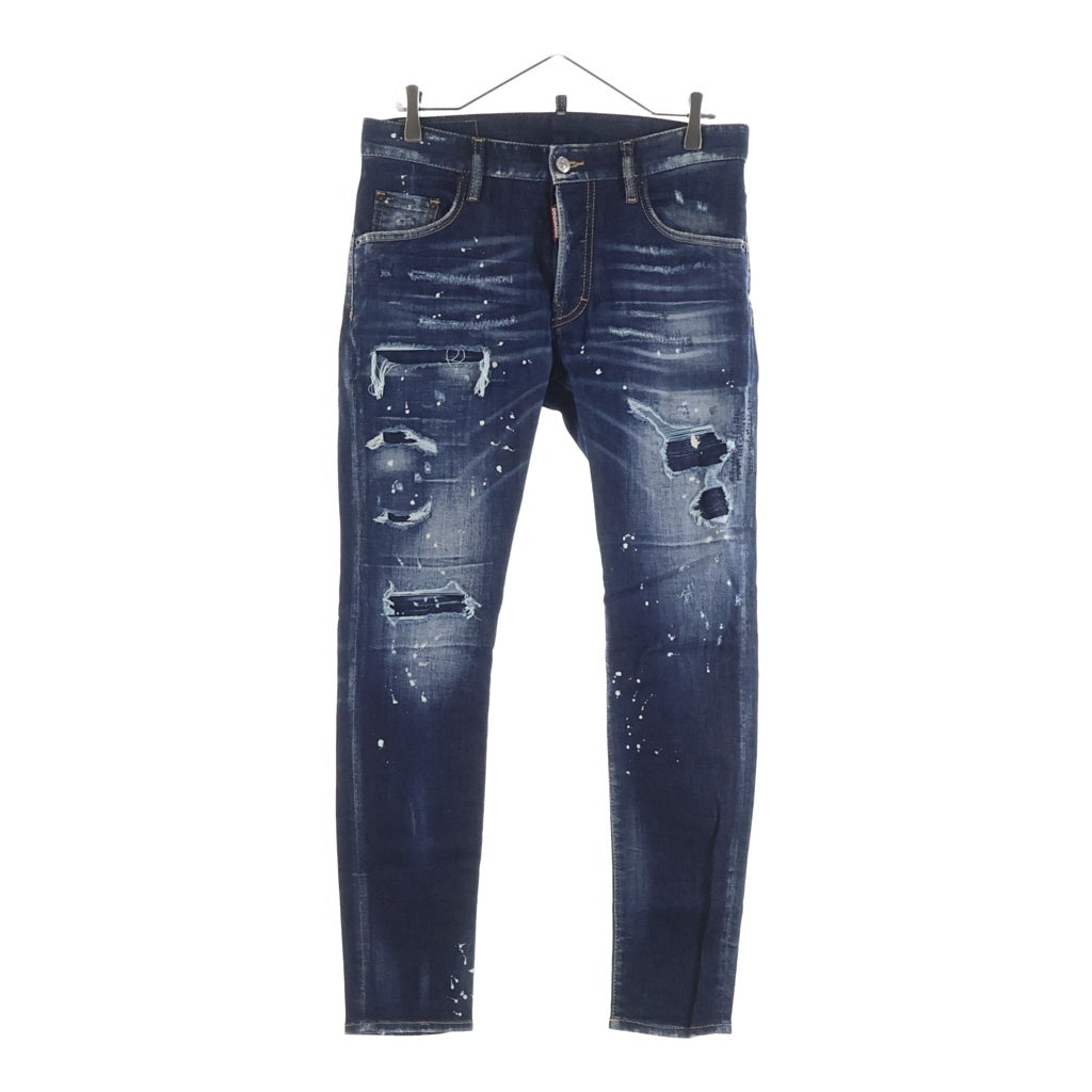 DSQUARED2(ディースクエアード) SUPER TWINKY JEAN スーパートゥインキー スキニーデニムパンツ インディゴ S74LB1192 S30789