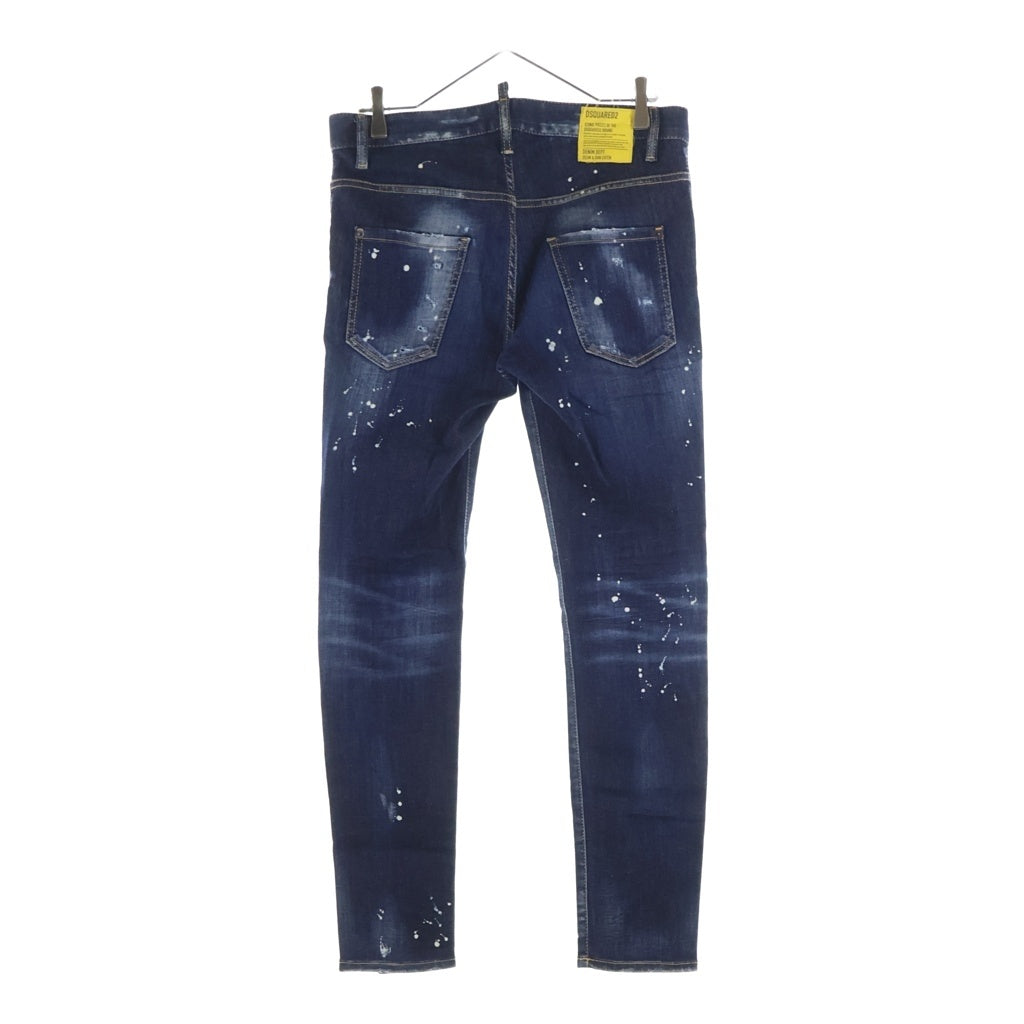 DSQUARED2(ディースクエアード) SUPER TWINKY JEAN スーパートゥインキー スキニーデニムパンツ インディゴ S74LB1192 S30789