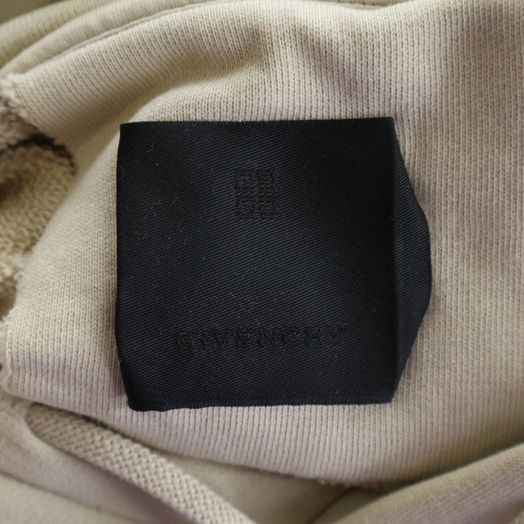 GIVENCHY(ジバンシィ) フロントロゴ プルオーバースウェットパーカー ベージュ BMJOHC3YAC