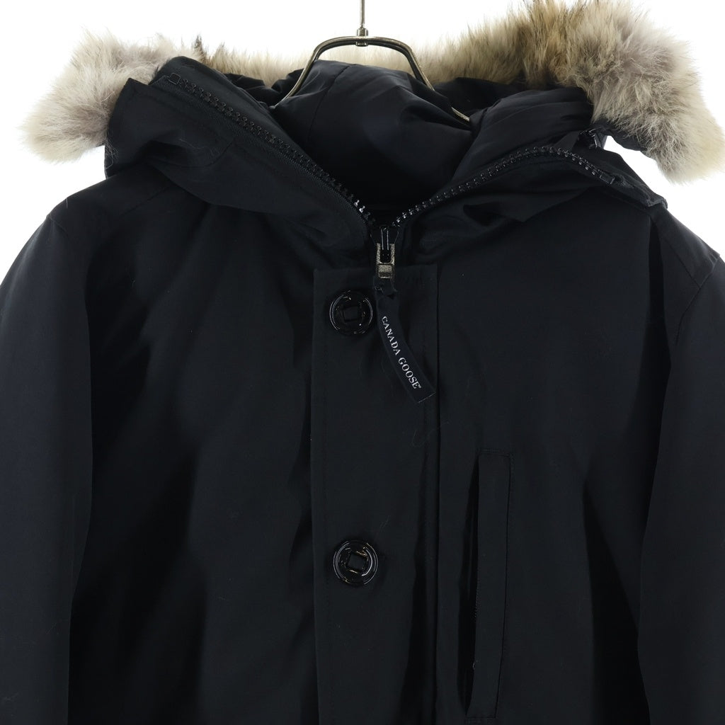CANADA GOOSE(カナダグース) JASPER PARK ジャスパー ジップアップ ファー付きフーデットダウンジャケット ブラック 3438JM