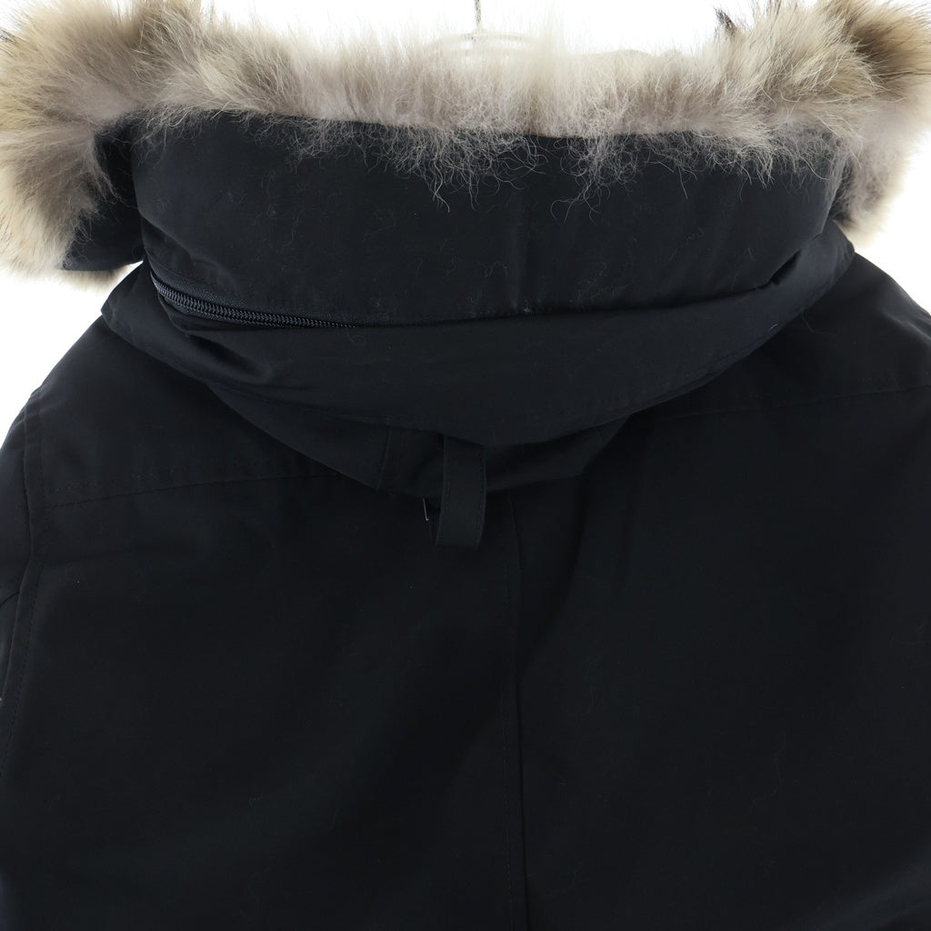 CANADA GOOSE(カナダグース) JASPER PARK ジャスパー ジップアップ ファー付きフーデットダウンジャケット ブラック 3438JM
